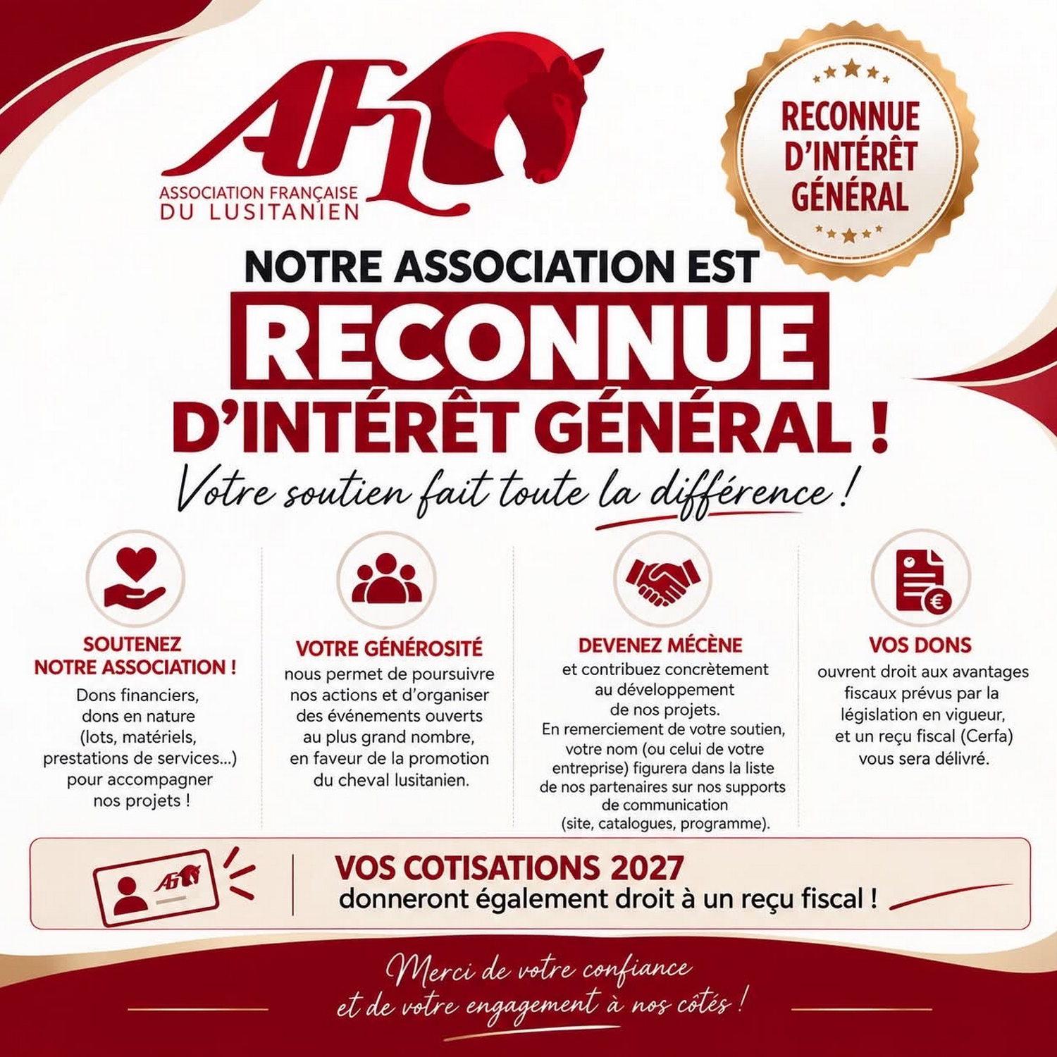 L'AFL reconnue d'interet general